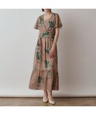 【グレース コンチネンタル/GRACE CONTINENTAL】のプリントセパレートワンピース ブラウン|ID: prp329100004525698 ipo3291000000032392394