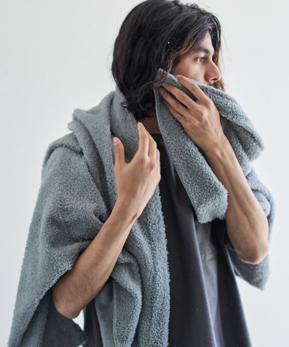 【ルームアンドスプール/LOOM&SPOOL】のLBRパイルバスタオル インテリア・キッズ・メンズ・レディースファッション・服の通販 founy(ファニー) 　ファッション　Fashion　レディースファッション　WOMEN　クッション　Cushion　抗菌　Antibacterial　シンプル　Simple　ストレッチ　Stretch　スリッパ　Slipper　タオル　Towel　台形　Trapezoid　ループ　Loop　NEW・新作・新着・新入荷　New Arrivals　モノグレー|ID: prp329100004525705 ipo3291000000032008637