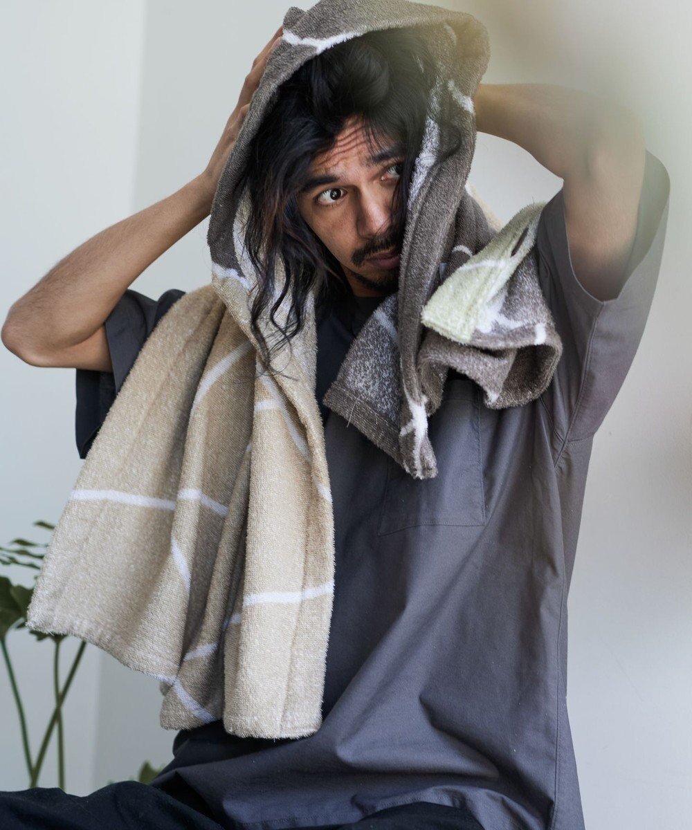 【ルームアンドスプール/LOOM&SPOOL】のLBRパイルバスタオル インテリア・キッズ・メンズ・レディースファッション・服の通販 founy(ファニー) 　ファッション　Fashion　レディースファッション　WOMEN　クッション　Cushion　抗菌　Antibacterial　シンプル　Simple　ストレッチ　Stretch　スリッパ　Slipper　タオル　Towel　台形　Trapezoid　ループ　Loop　NEW・新作・新着・新入荷　New Arrivals　トラペブラウン|ID: prp329100004525705 ipo3291000000032008639