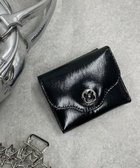 【ウィゴー/WEGO】のフラワーレターミニウォレット ブラック|ID: prp329100004525716 ipo3291000000032585240