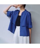 【アイシービー/iCB】の【WEB限定・接触冷感・速乾・洗える】シルキーツイル 半袖クロップドシャツ アゲートブルー系|ID: prp329100004525720 ipo3291000000032447814
