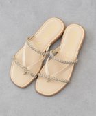 【インター ショシュール/INTER-CHAUSSURES】の【ITALIAN SHOEMAKERS】ダブルビジューストラップトングサンダル 人気、トレンドファッション・服の通販 founy(ファニー) ファッション Fashion レディースファッション Ladies' Fashion Online おすすめ Recommend イタリア Italy サンダル Sandals シューズ Shoes ビジュー Bijou フラット Flat ラップ Wrap 人気 Popularity 夏 Summer 旅行 Travel 春 Spring S/S・春夏 Ss・Spring/Summer thumbnail ベージュ|ID: prp329100004525724 ipo3291000000032392487