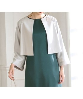 【エニィ スィス/any SiS】の【洗える】セレモニークロップド ジャケット 人気、トレンドファッション・服の通販 founy(ファニー) ファッション Fashion レディースファッション WOMEN アウター Coat Outerwear ジャケット Jackets ノーカラージャケット No Collar Leather Jackets 洗える Washable クロップド Cropped コンパクト Compact ジャケット Jacket スクエア Square ストレッチ Stretch ドレス Dress 定番 Standard 人気 Popularity バランス Balance プレーン Plane ボレロ Bolero A/W・秋冬 Aw・Autumn/Winter・Fw・Fall-Winter S/S・春夏 Ss・Spring/Summer 夏 Summer NEW・新作・新着・新入荷 New Arrivals |ID:prp329100004525727