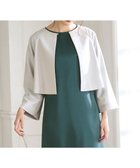 【エニィ スィス/any SiS】の【洗える】セレモニークロップド ジャケット ライトグレー|ID: prp329100004525727 ipo3291000000034283097