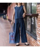 【アンフィーロ 自由区/UNFILO】の【UVカット/遮熱】UNFILO DENIM LIGHT タックワイドパンツ ミディアムインディゴ|ID: prp329100004525742 ipo3291000000032516342