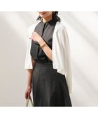 【アンフィーロ 自由区/UNFILO】の【洗える】リネンレーヨン ノースリーブブラウス ブラック|ID: prp329100004525750 ipo3291000000032008829