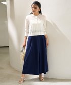 【アンフィーロ 自由区/UNFILO】の【撥水/UVカット】FINE MOVE SUCKER ラップパンツ ダークブルー|ID: prp329100004525757 ipo3291000000033346971