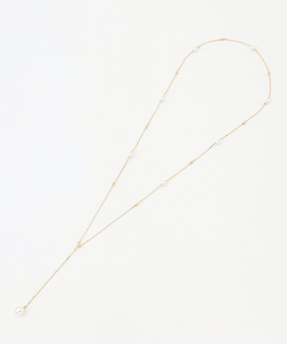 【トッカ/TOCCA】のPEARL WALTZ LARIAT NECKLACE ネックレス インテリア・キッズ・メンズ・レディースファッション・服の通販 founy(ファニー) 　ファッション　Fashion　レディースファッション　WOMEN　ジュエリー　Jewelry　ネックレス　Necklaces　NEW・新作・新着・新入荷　New Arrivals　おすすめ　Recommend　アクセサリー　Accessories　シンプル　Simple　チェーン　Chain　ネックレス　Necklace　バランス　Balance　パール　Pearl　メタル　Metal　モダン　Modern　ゴールド系|ID: prp329100004525759 ipo3291000000032008866