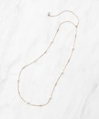【トッカ/TOCCA】のPEARL WALTZ LARIAT NECKLACE ネックレス ローズ系|ID: prp329100004525759 ipo3291000000032511342