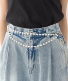 【アースミュージックアンドエコロジー/earth music&ecology】のパールチェーンベルト 人気、トレンドファッション・服の通販 founy(ファニー) ファッション Fashion レディースファッション WOMEN ベルト Belts NEW・新作・新着・新入荷 New Arrivals おすすめ Recommend アクセサリー Accessories チェーン Chain デニム Denim ボトム Bottom thumbnail Gold|ID: prp329100004525778 ipo3291000000032008936