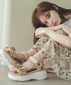 【トッカ/TOCCA】のRIBBON SPORTS SANDALS サンダル ベージュ系|ID: prp329100004525814 ipo3291000000032372734