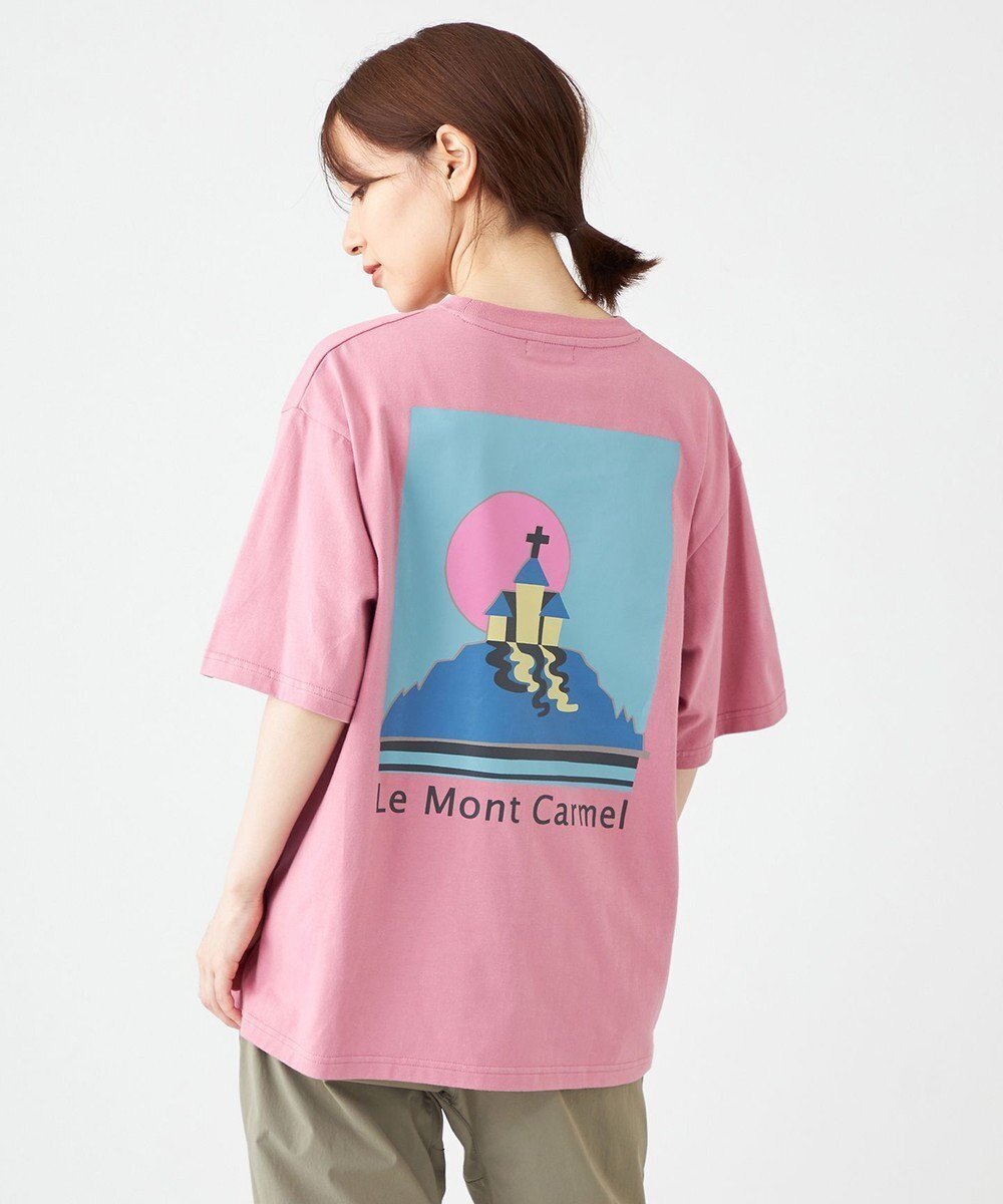 【シェアパーク/SHARE PARK】の【EC限定カラーあり・UVカット・吸水速乾】カラフルロゴバックプリントTシャツ インテリア・キッズ・メンズ・レディースファッション・服の通販 founy(ファニー) 　ファッション　Fashion　レディースファッション　WOMEN　トップス・カットソー　Tops/Tshirt　シャツ/ブラウス　Shirts/Blouses　ロング / Tシャツ　T-Shirts　カットソー　Cut and Sewn　イエロー　Yellow　オレンジ　Orange　カットソー　Cut And Sew　プリント　Print　吸水　Water Absorption　夏　Summer　春　Spring　S/S・春夏　Ss・Spring/Summer　ピンク系|ID: prp329100004525833 ipo3291000000032009172