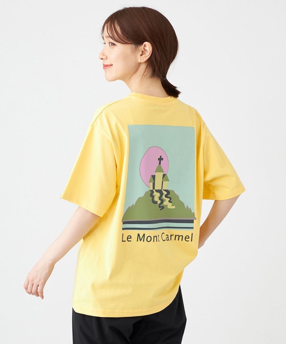 【シェアパーク/SHARE PARK】の【EC限定カラーあり・UVカット・吸水速乾】カラフルロゴバックプリントTシャツ インテリア・キッズ・メンズ・レディースファッション・服の通販 founy(ファニー) 　ファッション　Fashion　レディースファッション　WOMEN　トップス・カットソー　Tops/Tshirt　シャツ/ブラウス　Shirts/Blouses　ロング / Tシャツ　T-Shirts　カットソー　Cut and Sewn　イエロー　Yellow　オレンジ　Orange　カットソー　Cut And Sew　プリント　Print　吸水　Water Absorption　夏　Summer　春　Spring　S/S・春夏　Ss・Spring/Summer　イエロー系|ID: prp329100004525833 ipo3291000000032009176