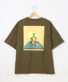 【シェアパーク/SHARE PARK】の【EC限定カラーあり・UVカット・吸水速乾】カラフルロゴバックプリントTシャツ カーキ系|ID: prp329100004525833 ipo3291000000032009178