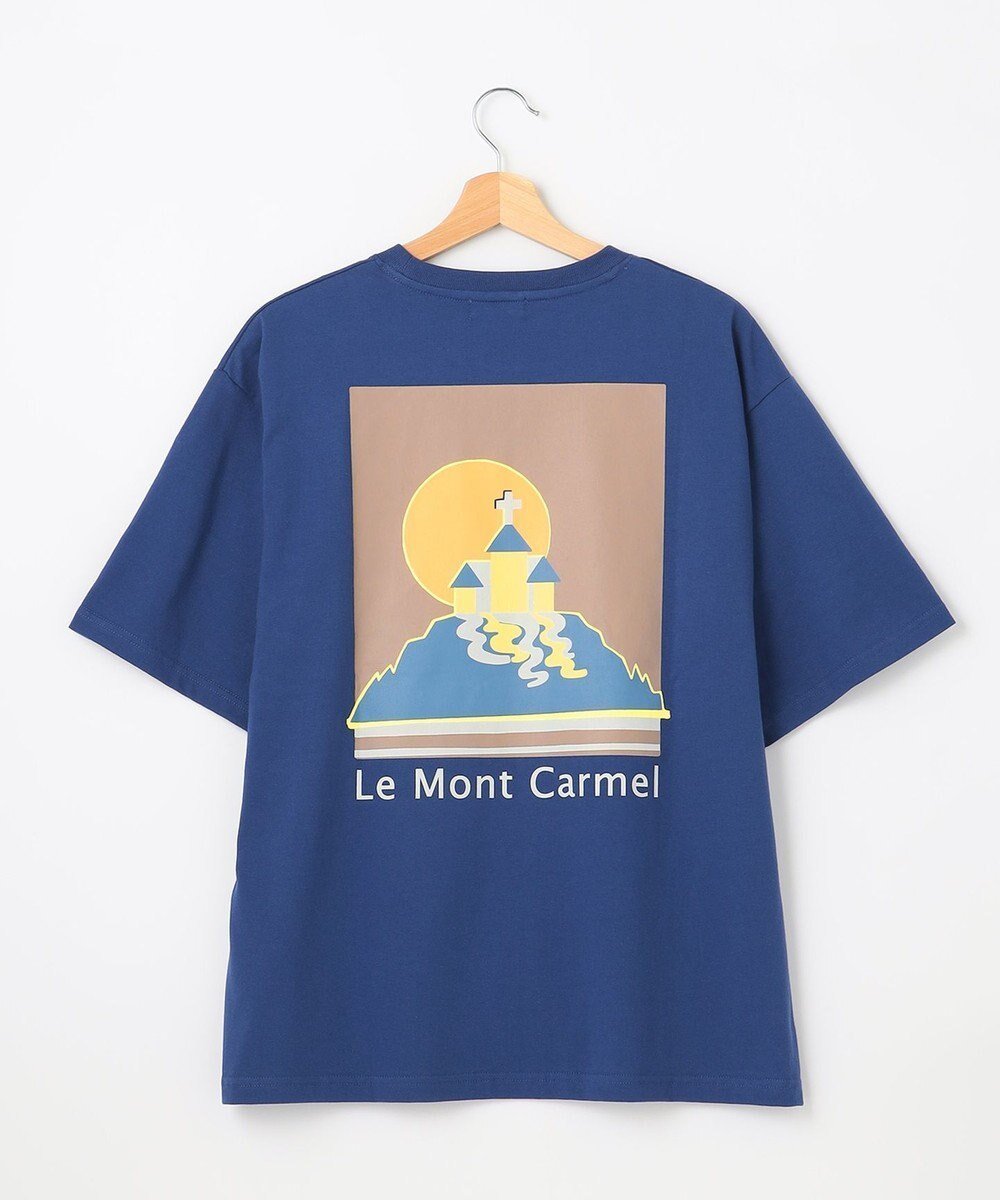 【シェアパーク/SHARE PARK】の【EC限定カラーあり・UVカット・吸水速乾】カラフルロゴバックプリントTシャツ インテリア・キッズ・メンズ・レディースファッション・服の通販 founy(ファニー) 　ファッション　Fashion　レディースファッション　WOMEN　トップス・カットソー　Tops/Tshirt　シャツ/ブラウス　Shirts/Blouses　ロング / Tシャツ　T-Shirts　カットソー　Cut and Sewn　イエロー　Yellow　オレンジ　Orange　カットソー　Cut And Sew　プリント　Print　吸水　Water Absorption　夏　Summer　春　Spring　S/S・春夏　Ss・Spring/Summer　ネイビー系|ID: prp329100004525833 ipo3291000000032009182