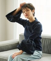 【ハッシュニュアンス/#Newans】の【洗える】コンビネーションベルスリーブニット 人気、トレンドファッション・服の通販 founy(ファニー) ファッション Fashion レディースファッション WOMEN トップス・カットソー Tops/Tshirt ニット Knit Tops エレガント 上品 Elegant 洗える Washable カシミヤ Cashmere 軽量 Lightweight シルク Silk セーター Sweater フレア Flare A/W・秋冬 Aw・Autumn/Winter・Fw・Fall-Winter |ID:prp329100004525837