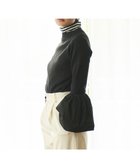 【ハッシュニュアンス/#Newans】の【洗える】コンビネーションベルスリーブニット 人気、トレンドファッション・服の通販 founy(ファニー) ファッション Fashion レディースファッション WOMEN トップス・カットソー Tops/Tshirt ニット Knit Tops エレガント 上品 Elegant 洗える Washable カシミヤ Cashmere 軽量 Lightweight シルク Silk セーター Sweater フレア Flare A/W・秋冬 Aw・Autumn/Winter・Fw・Fall-Winter thumbnail ブラック|ID: prp329100004525837 ipo3291000000032009201