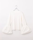 【ハッシュニュアンス/#Newans】の【洗える】コンビネーションベルスリーブニット 人気、トレンドファッション・服の通販 founy(ファニー) ファッション Fashion レディースファッション Fashion for Women トップス・カットソー Cut & Sew Tops ニット Knit Tops & Sweaters エレガント 上品 Elegant シルク Silk, 100% Silk セーター Sweater, Knitwear フレア Flare, Flared 洗える Machine Washable A/W・秋冬 Autumn/Winter 軽量 Lightweight, Ultra Light thumbnail ホワイト|ID: prp329100004525837 ipo3291000000035996770