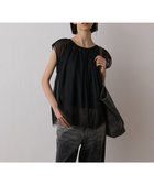 【グレース コンチネンタル/GRACE CONTINENTAL】のチュールタックノースリーブ ブラック|ID: prp329100004525847 ipo3291000000032009242