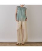 【グレース コンチネンタル/GRACE CONTINENTAL】のチュールタックノースリーブ 人気、トレンドファッション・服の通販 founy(ファニー) ファッション Fashion レディースファッション Fashion for Women トップス・カットソー Cut & Sew Tops キャミソール&ノースリーブ Camisoles & Sleeveless Tops シャツ・ブラウス・オフィスカジュアル Elegant Blouses & Button-Ups 春 Spring シアー Sheer, See-Through チュール Tulip, Tulip Motif トレンド Trend, Trending Now ブラウジング Blouson Silhouette, Cinched Waist ボトム Bottoms, Lower Wear S/S・春夏 SS, Spring/Summer, Warm Season おすすめ Recommended / Our Picks 夏 Summer thumbnail ライトグリーン|ID: prp329100004525847 ipo3291000000033513611