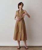 【グレース コンチネンタル/GRACE CONTINENTAL】のトリアセコットンワンピース キャメル|ID: prp329100004525860 ipo3291000000032719315