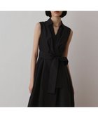 【グレース コンチネンタル/GRACE CONTINENTAL】のトリアセコットンワンピース ブラック|ID: prp329100004525860 ipo3291000000032719316