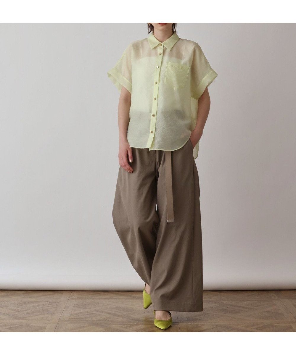 【グレース コンチネンタル/GRACE CONTINENTAL】のドルマンシアーシャツ インテリア・キッズ・メンズ・レディースファッション・服の通販 founy(ファニー) 　ファッション　Fashion　レディースファッション　Fashion for Women　トップス・カットソー　Cut & Sew Tops　シャツ・ブラウス・オフィスカジュアル　Elegant Blouses & Button-Ups　イエロー　Yellow　春　Spring　サマー　Summer, Summer Style　シンプル　Simple, Minimal　タンク　Tank Top, Sleeveless Top　ドレス　Dress, One-Piece　パープル　Purple, Violet　ワッシャー　Washer, Crinkled Finish　S/S・春夏　SS, Spring/Summer, Warm Season　夏　Summer　イエロー|ID: prp329100004525868 ipo3291000000032585629