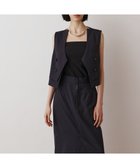 【グレース コンチネンタル/GRACE CONTINENTAL】のオックスショートジレ ブラック|ID: prp329100004525869 ipo3291000000032585636
