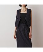 【グレース コンチネンタル/GRACE CONTINENTAL】のオックスショートジレ ブラック|ID: prp329100004525869 ipo3291000000033086179