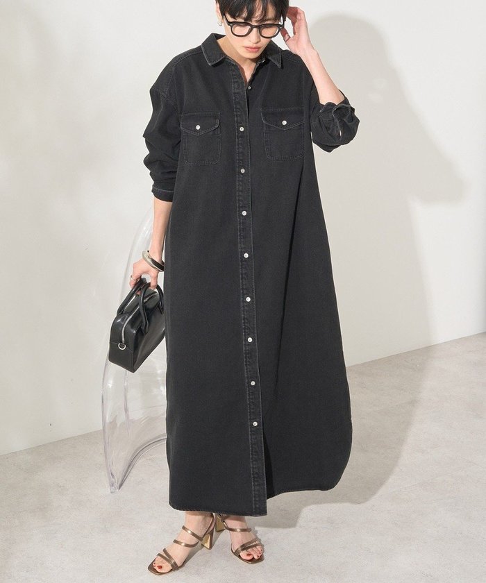 【アメリカンホリック/AMERICAN HOLIC】の【WEB限定】デニムワンピース インテリア・キッズ・メンズ・レディースファッション・服の通販 founy(ファニー) https://founy.com/ ファッション Fashion レディースファッション Ladies' Fashion Online ワンピース Dress カーディガン Cardigan タートルネック Turtleneck デニム Denim パッチ Patch ポケット Pocket 夏 Summer 春 Spring S/S・春夏 Ss・Spring/Summer A/W・秋冬 Aw・Autumn/Winter・Fw・Fall-Winter |ID: prp329100004525872 ipo3291000000032170922