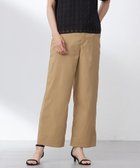 【ジェイ プレス/J.PRESS】の【洗える・接触冷感・撥水・UVカット】タスランチノ パンツ キャメル系|ID: prp329100004525902 ipo3291000000032009447