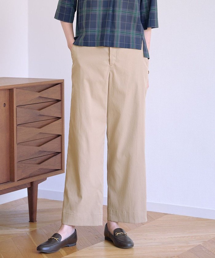 【ジェイ プレス/J.PRESS】の【洗える・接触冷感・撥水・UVカット】タスランチノ パンツ インテリア・キッズ・メンズ・レディースファッション・服の通販 founy(ファニー) https://founy.com/ ファッション Fashion レディースファッション Fashion for Women パンツ Pants & Trousers 春 Spring 洗える Machine Washable ストレート Straight, Straight Cut フィット Fit, Slim Fit フロント Front, Front Design ワイド Wide, Wide Fit S/S・春夏 SS, Spring/Summer, Warm Season 夏 Summer |ID: prp329100004525902 ipo3291000000033452200