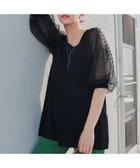 【ティアクラッセ/Tiaclasse】の【洗える】ドットチュールニットチュニック 人気、トレンドファッション・服の通販 founy(ファニー) ファッション Fashion レディースファッション WOMEN トップス・カットソー Tops/Tshirt ニット Knit Tops アクセサリー Accessories ウォッシャブル Washable 春 Spring 洗える Washable 秋 Autumn/Fall カーディガン Cardigan シアー Sheer シンプル Simple スリーブ Sleeve セーター Sweater チュニック Tunic チュール Tulle トレンド Trend ドット Dot フェミニン Feminine ベーシック Basic ボトム Bottom 無地 Plain Color ラウンド Round S/S・春夏 Ss・Spring/Summer 再入荷 Restock/Back In Stock/Re Arrival NEW・新作・新着・新入荷 New Arrivals 夏 Summer エレガント 上品 Elegant thumbnail ブラック|ID: prp329100004525906 ipo3291000000032009464