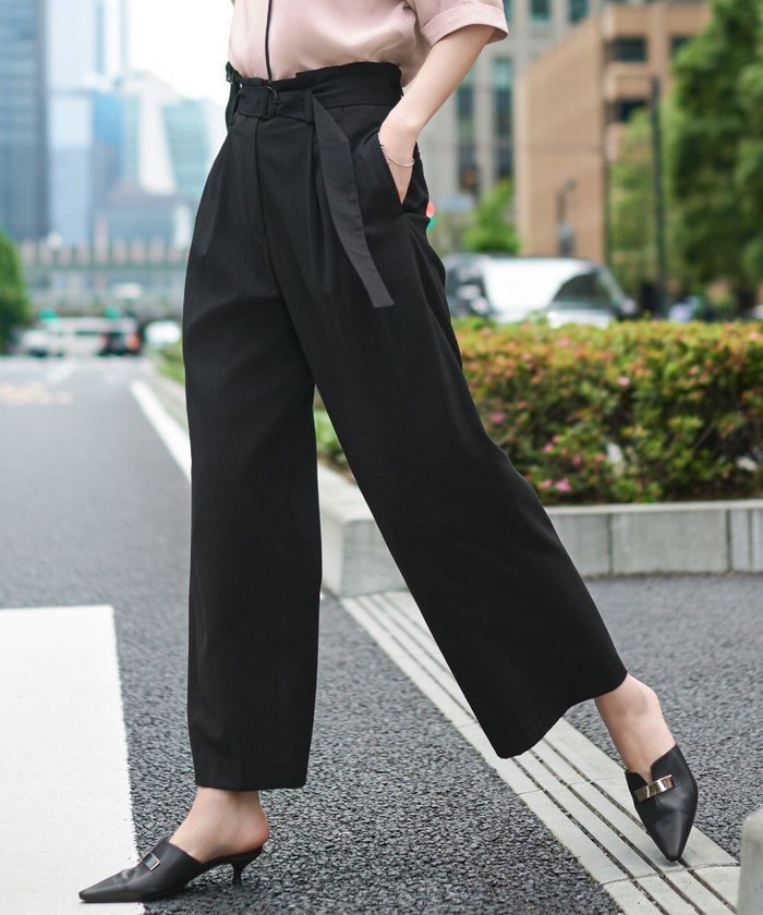 【アイシービー/iCB】の【接触冷感・UVカット・洗える】 T/Rドライリネン ワイドストレートパンツ インテリア・キッズ・メンズ・レディースファッション・服の通販 founy(ファニー) https://founy.com/ ファッション Fashion レディースファッション Fashion for Women パンツ Pants & Trousers 春 Spring 洗える Machine Washable ストレッチ Stretch, Stretchy Fabric ストレート Straight, Straight Cut セットアップ Set-Up, Coordinated Outfit ネップ Nepp, Slub Yarn フォルム Silhouette, Form リネン Linen, Linen Fabric ワイド Wide, Wide Fit S/S・春夏 SS, Spring/Summer, Warm Season おすすめ Recommended / Our Picks 夏 Summer 2025年 2025 2025春夏・S/S Spring/Summer 2025 SS25 |ID: prp329100004525925 ipo3291000000032736359