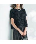 【23区/NIJYUSANKU】の【好評につき追加/洗える】リボンエンブロイダリー キャミソール ブラック系|ID:prp329100004525942