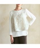 【23区/NIJYUSANKU】の【好評につき追加生産/洗える】リボンエンブロイダリー キャミソール ベージュ系|ID:prp329100004525942