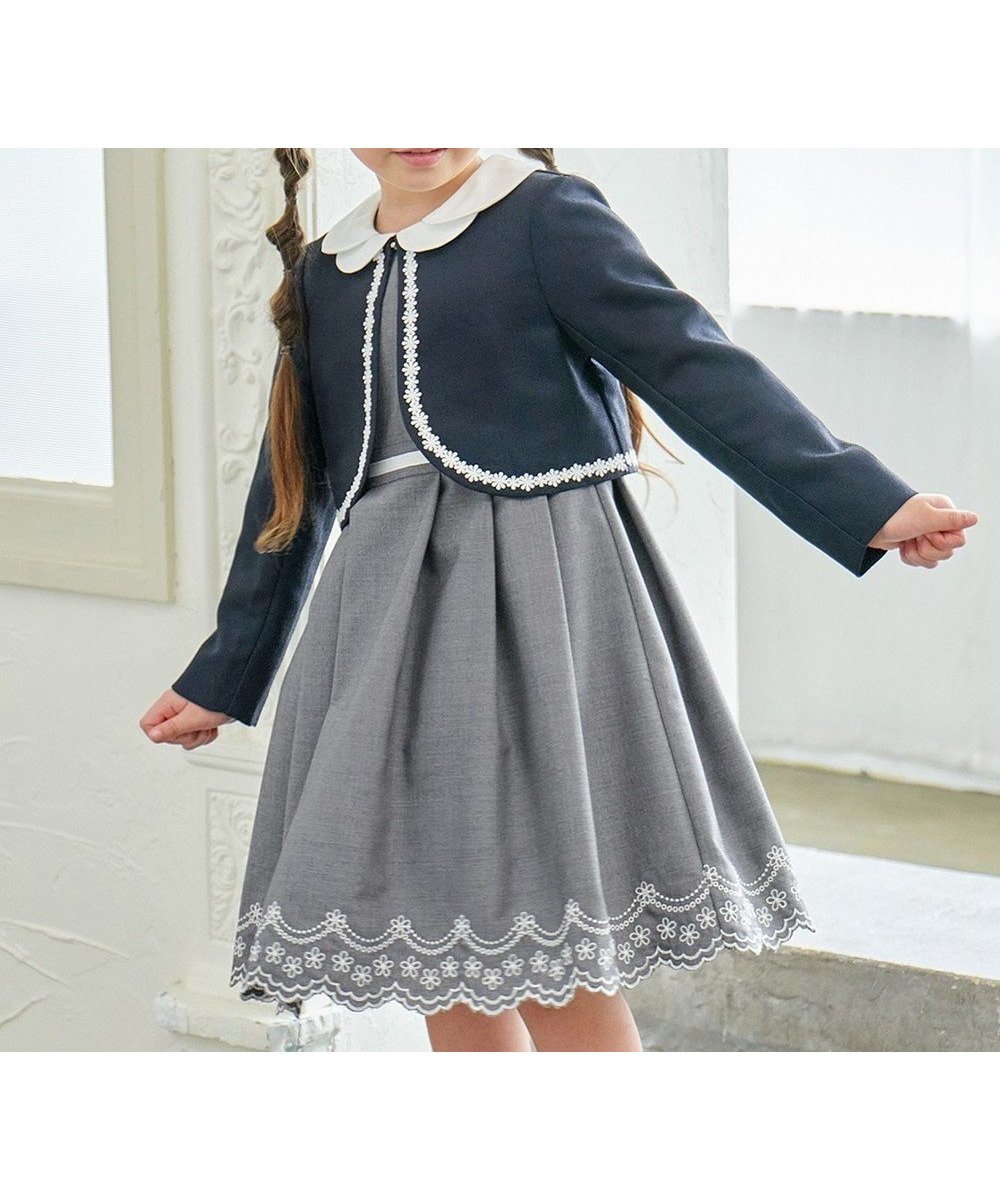 【エニファム/any FAM / KIDS】の【2点セット】ジャケット+裾刺繍ワンピース 人気、トレンドファッション・服の通販 founy(ファニー) 　ファッション　Fashion　キッズファッション　KIDS　ワンピース　Dress/Kids　インナー　Inner　ジャケット　Jacket　セレモニー　Ceremony　ハンカチ　Handkerchief　ポケット　Pocket　エレガント 上品　Elegant　入学式　Entrance Ceremony　再入荷　Restock/Back In Stock/Re Arrival　夏　Summer　春　Spring　S/S・春夏　Ss・Spring/Summer　 other-1|ID: prp329100004526746 ipo3291000000032013687