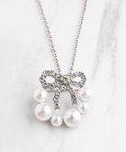 【トッカ/TOCCA】の【2WAY】PROMISE PEARL RIBBON BROOCH NECKLACE ブローチ ネックレス シルバー系|ID: prp329100004526748 ipo3291000000032013694
