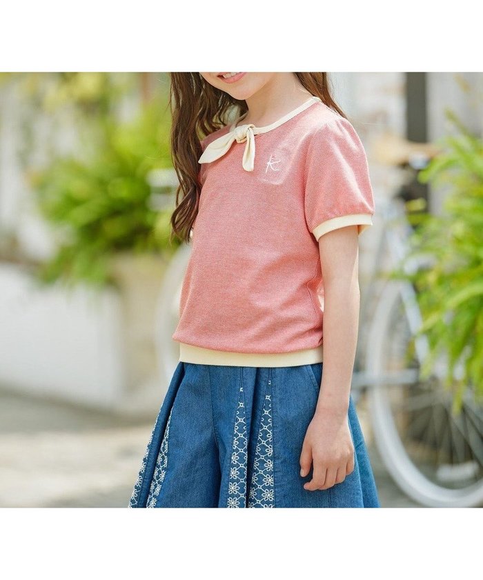 【組曲 / KIDS/KUMIKYOKU】の【110-140㎝】マリンカノコ Tシャツ インテリア・キッズ・メンズ・レディースファッション・服の通販 founy(ファニー) https://founy.com/ ファッション Fashion キッズファッション KIDS トップス・カットソー Tops/Tees/Kids NEW・新作・新着・新入荷 New Arrivals カットソー Cut And Sew ベーシック Basic 夏 Summer 春 Spring S/S・春夏 Ss・Spring/Summer |ID: prp329100004526750 ipo3291000000032013707