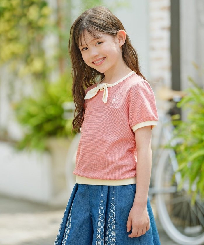 【組曲 / KIDS/KUMIKYOKU】の【110-140㎝】マリンカノコ Tシャツ インテリア・キッズ・メンズ・レディースファッション・服の通販 founy(ファニー) https://founy.com/ ファッション Fashion キッズファッション Fashion for Kids トップス・カットソー Cut & Sew Tops カットソー Cut and Sewn Top ベーシック Basic, Essential 夏 Summer 春 Spring S/S・春夏 SS, Spring/Summer, Warm Season |ID: prp329100004526750 ipo3291000000035598144