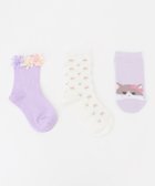 【エニファム/any FAM / KIDS】の【3点セット】ソックス(フラワーセット) オフホワイト|ID: prp329100004526765 ipo3291000000032633393