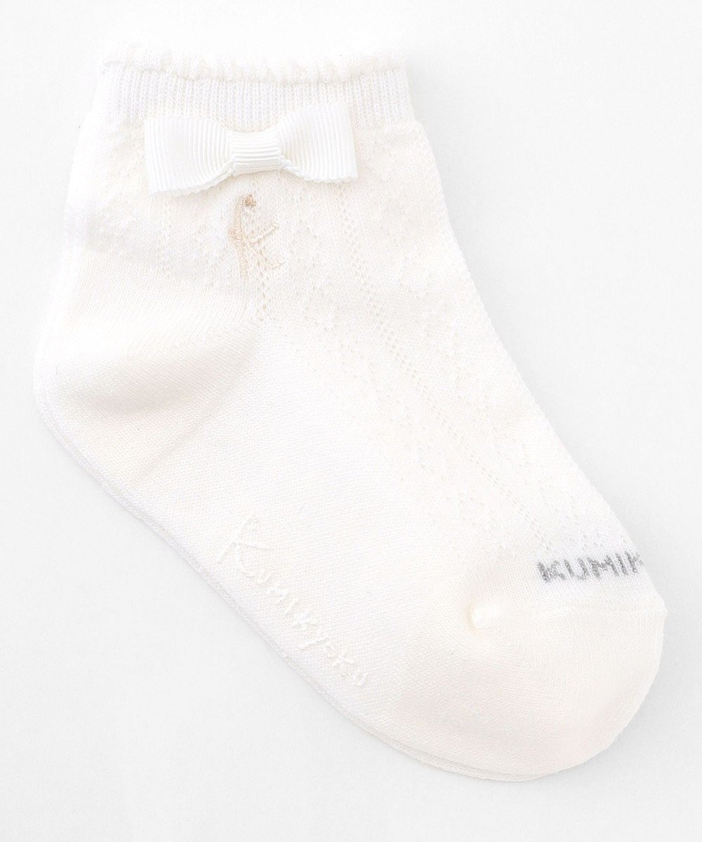 【組曲 / KIDS/KUMIKYOKU】の【13-24cm】リボン付シンプル ショートソックス 人気、トレンドファッション・服の通販 founy(ファニー) ファッション Fashion キッズファッション Fashion for Kids ショート Short, Short Length シンプル Simple, Minimal ソックス Socks, Hosiery ベーシック Basic, Essential リボン Ribbon, Bow エレガント 上品 Elegant 透かし Cut-Out, Lacework other-1|ID: prp329100004526771 ipo3291000000034242365