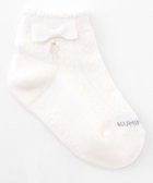 【組曲 / KIDS/KUMIKYOKU】の【13-24cm】リボン付シンプル ショートソックス オフホワイト系|ID: prp329100004526771 ipo3291000000034242366