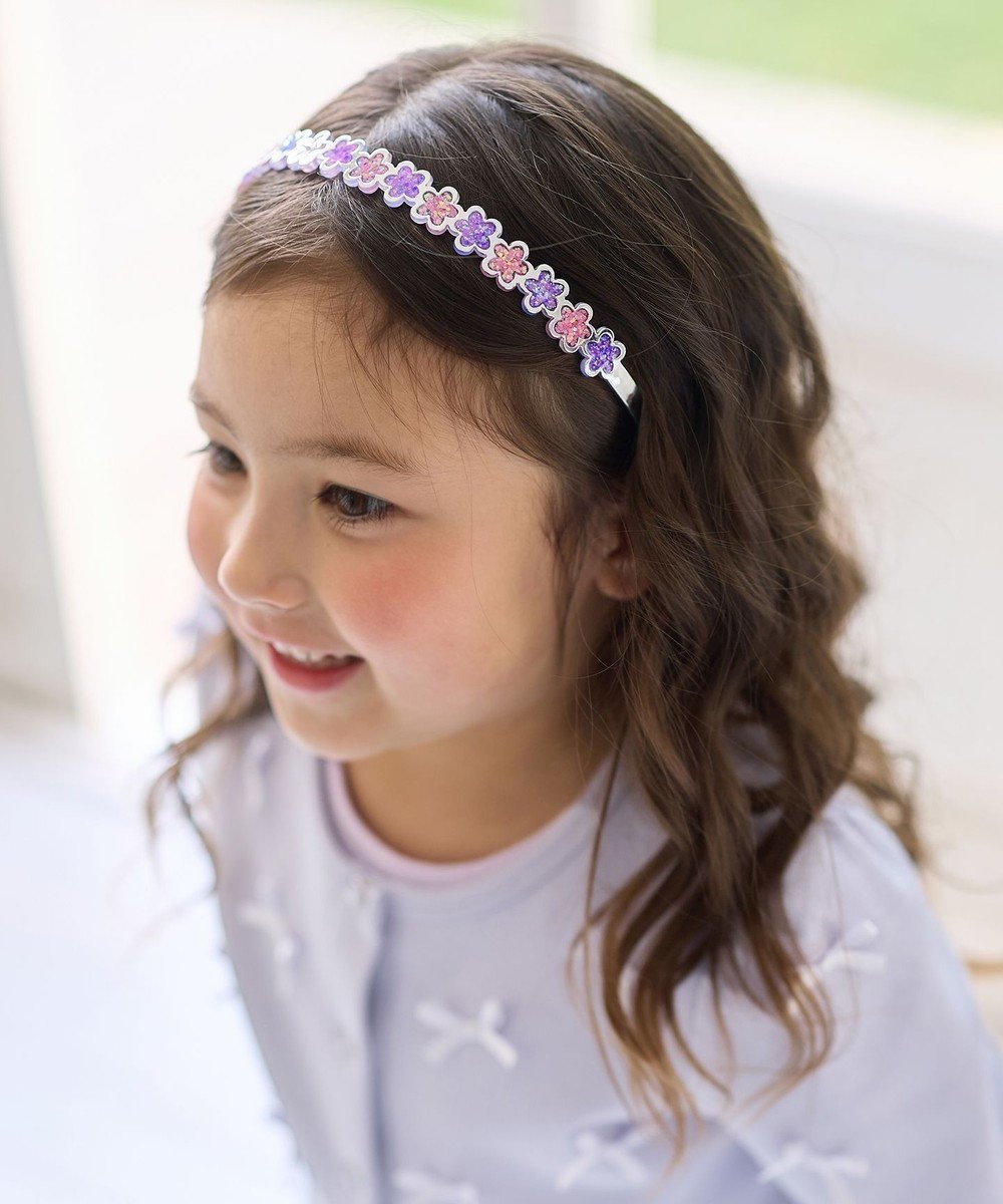 【エニィ/ANY / KIDS】のキラキラお花カチューシャ インテリア・キッズ・メンズ・レディースファッション・服の通販 founy(ファニー) ファッション Fashion キッズファッション Fashion for Kids アクセサリー Fashion Accessories ワンポイント One Point, Statement Accent 夏 Summer 春 Spring S/S・春夏 SS, Spring/Summer, Warm Season ピンク|ID: prp329100004526777 ipo3291000000034229955