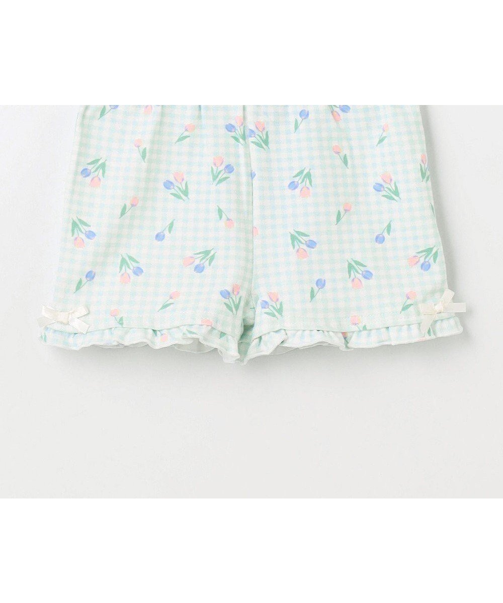 【エニファム/any FAM / KIDS】の一分丈 スパッツ インテリア・キッズ・メンズ・レディースファッション・服の通販 founy(ファニー) 　ファッション　Fashion　キッズファッション　KIDS Children’s Clothing　インナー　Inner　ガーリー　Girly　ギャザー　Gather　シンプル　Simple　リボン　Ribbon　レギンス　Leggings　再入荷　Restock/Back In Stock/Re Arrival　ギンガムチューリップ|ID: prp329100004526780 ipo3291000000032649456