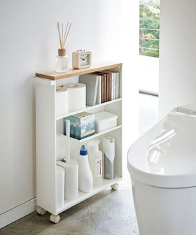 【タワー/tower】のハンドル付きスリムトイレラック タワー ホワイト 人気、トレンドファッション・服の通販 founy(ファニー) ファッション Fashion レディースファッション WOMEN スリム Slim |ID:prp329100004526782