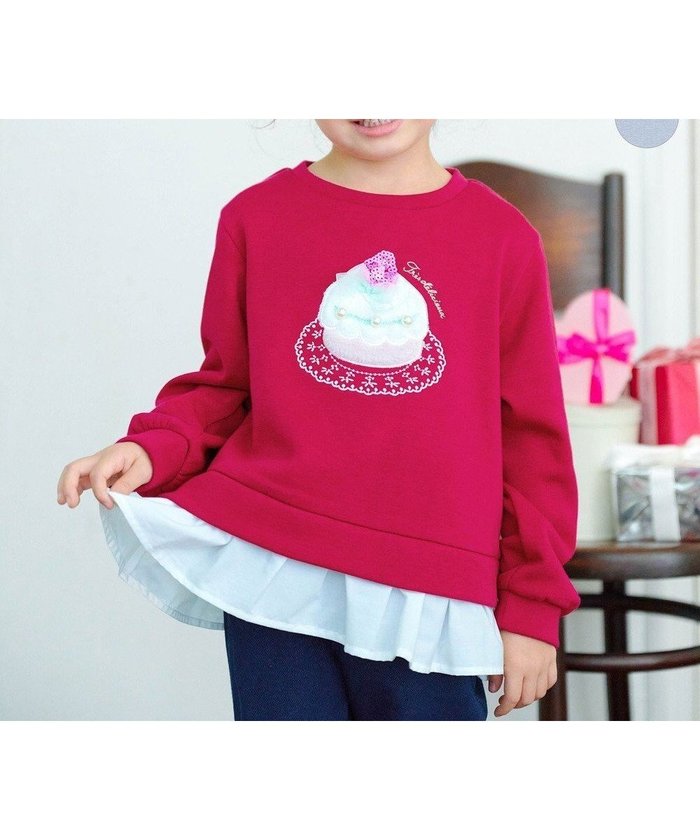 【エニファム/any FAM / KIDS】の裏シャギーレイヤード風トレーナー インテリア・キッズ・メンズ・レディースファッション・服の通販 founy(ファニー) https://founy.com/ ファッション Fashion キッズファッション Fashion for Kids トップス・カットソー Cut & Sew Tops スウェット / スエット Sweatshirt, Sweatwear スパンコール Sequins, Sequin Embellishment トレーナー Sweatshirt, Trainer ドッキング Docking, Mixed Material ネコ Cat, Feline Motif パール Pearl, Pearl Accent ポケット Pocket, Pocket Detail モチーフ Motif, Design Theme リボン Ribbon, Bow A/W・秋冬 Autumn/Winter |ID: prp329100004526785 ipo3291000000033023717