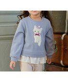 【エニィ/ANY / KIDS】の裏シャギーレイヤード風トレーナー サックスブルー(ネコ)|ID: prp329100004526785 ipo3291000000034309543