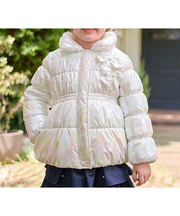 【エニファム/any FAM / KIDS】のパール調×フリースボア中綿コート インテリア・キッズ・メンズ・レディースファッション・服の通販 founy(ファニー) https://founy.com/ ファッション Fashion キッズファッション KIDS アウター Coat Outerwear /Kids ガーリー Girly ジャケット Jacket ダウン Down トレンド Trend パール Pearl ポケット Pocket 防寒 Cold Protection リボン Ribbon A/W・秋冬 Aw・Autumn/Winter・Fw・Fall-Winter おすすめ Recommend |ID: prp329100004526792 ipo3291000000032013834