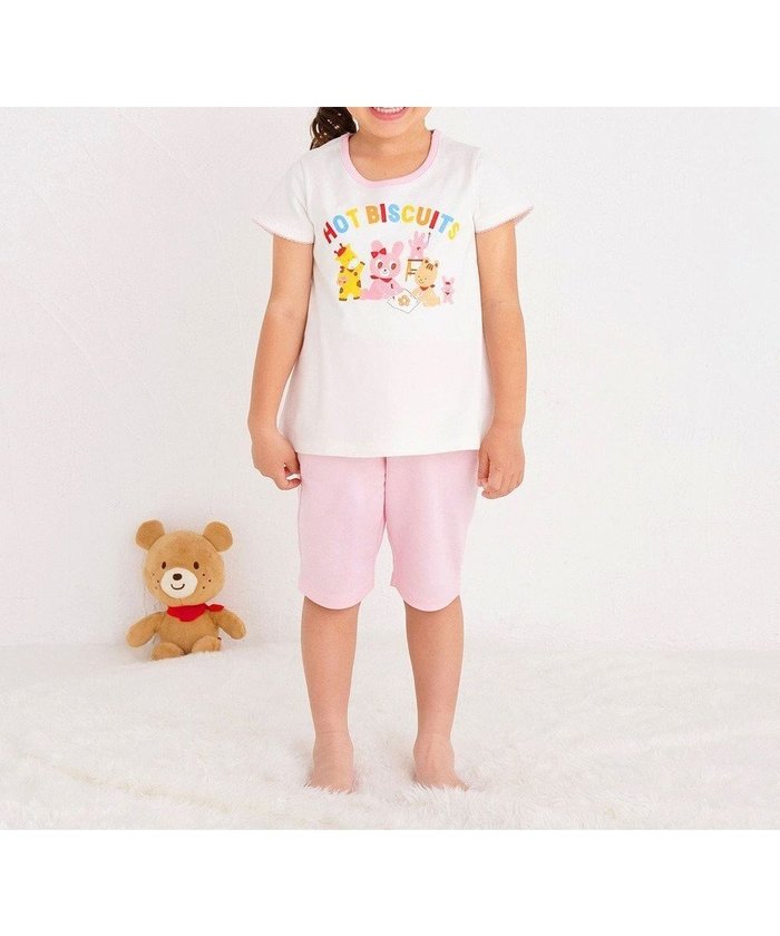 【ミキハウスホットビスケッツ/MIKI HOUSE HOT BISCUITS / KIDS】の【80-120cm】 キャビット ルームウェア 上下セット インテリア・キッズ・メンズ・レディースファッション・服の通販 founy(ファニー) https://founy.com/ ファッション Fashion キッズファッション Fashion for Kids おすすめ Recommended / Our Picks パイピング Piping, Trim Design パジャマ Pajamas, Sleepwear フリル Frill, Ruffle ボトム Bottoms, Lower Wear 半袖 Short Sleeve, Half Sleeve 夏 Summer |ID: prp329100004526798 ipo3291000000035023187